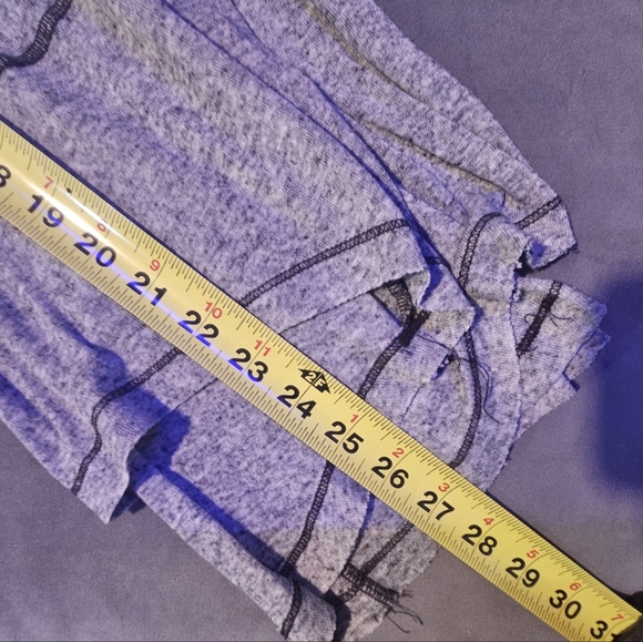 XS WE THE FREE Burnout long-sleeved comfy layering tee gray - Picture 3 of 8